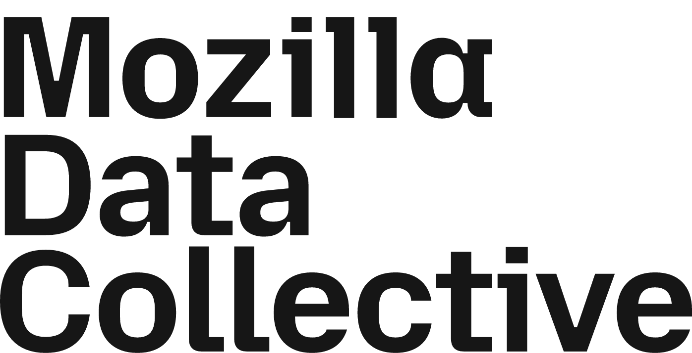 Hosted by Mozilla Data Collective